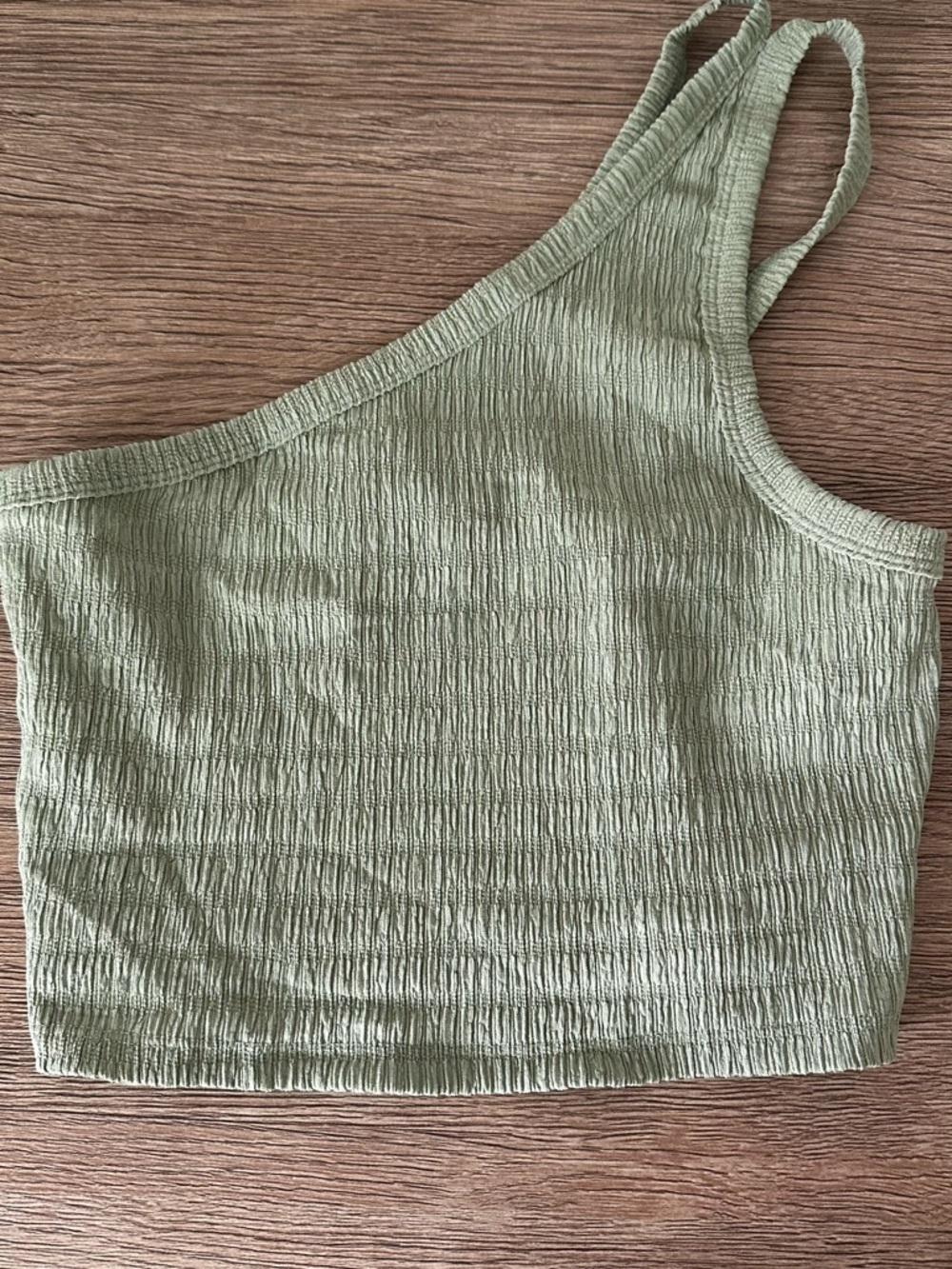 One-Shoulder cropped tank top